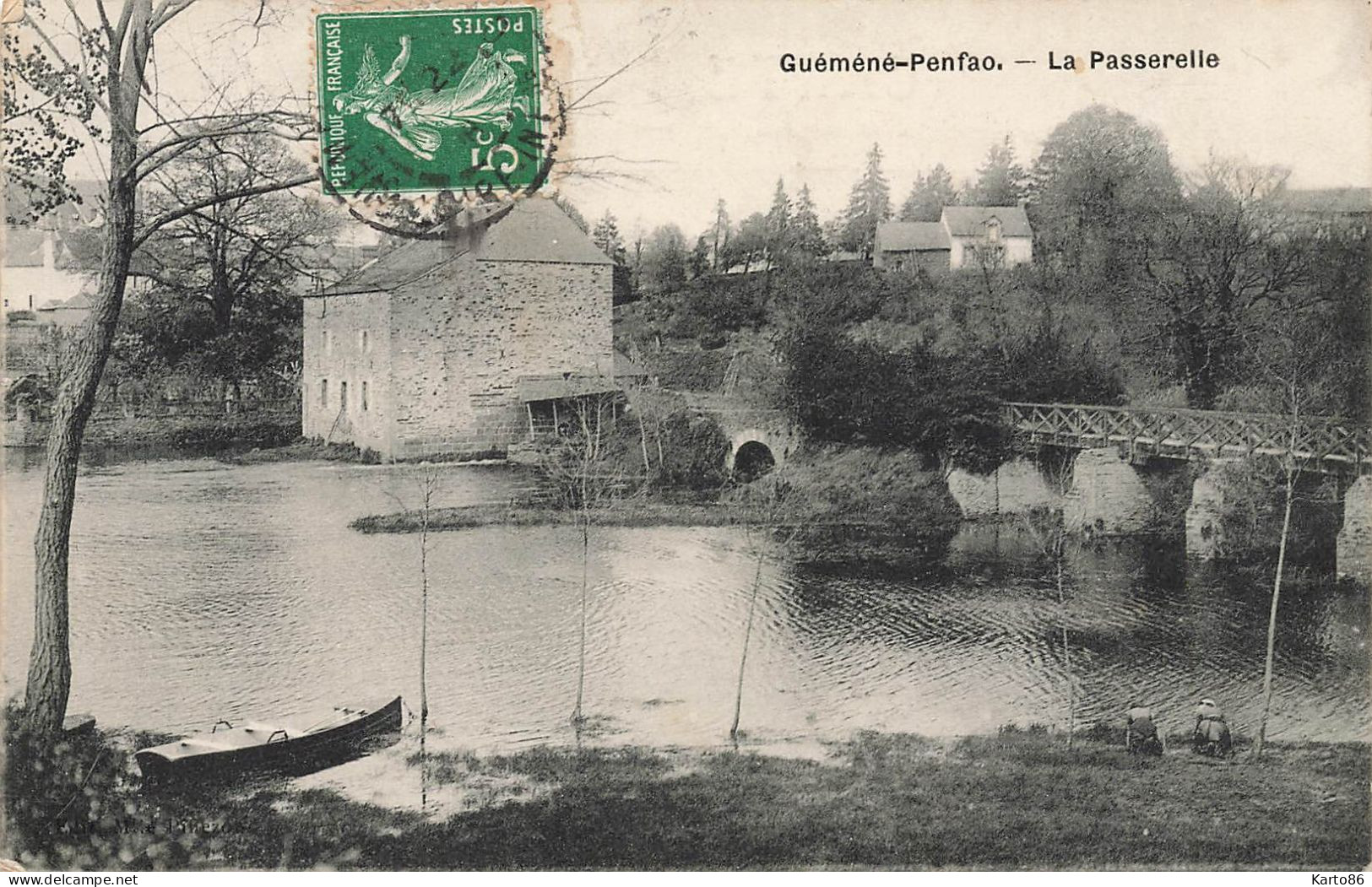 Guémené Penfao * Pont , Passerelle * Lavoir Laveuses - Guémené-Penfao