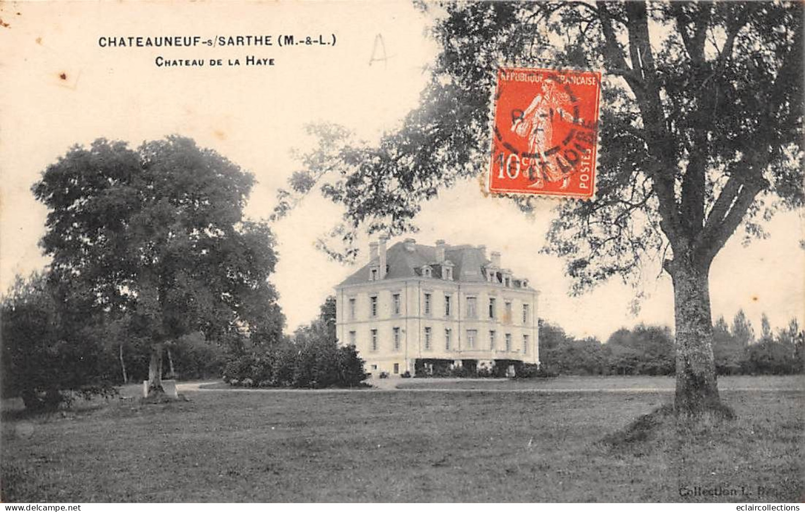 Chateauneuf Sur Sarthe      49       Château De La Haye  (voir Scan) - Chateauneuf Sur Sarthe