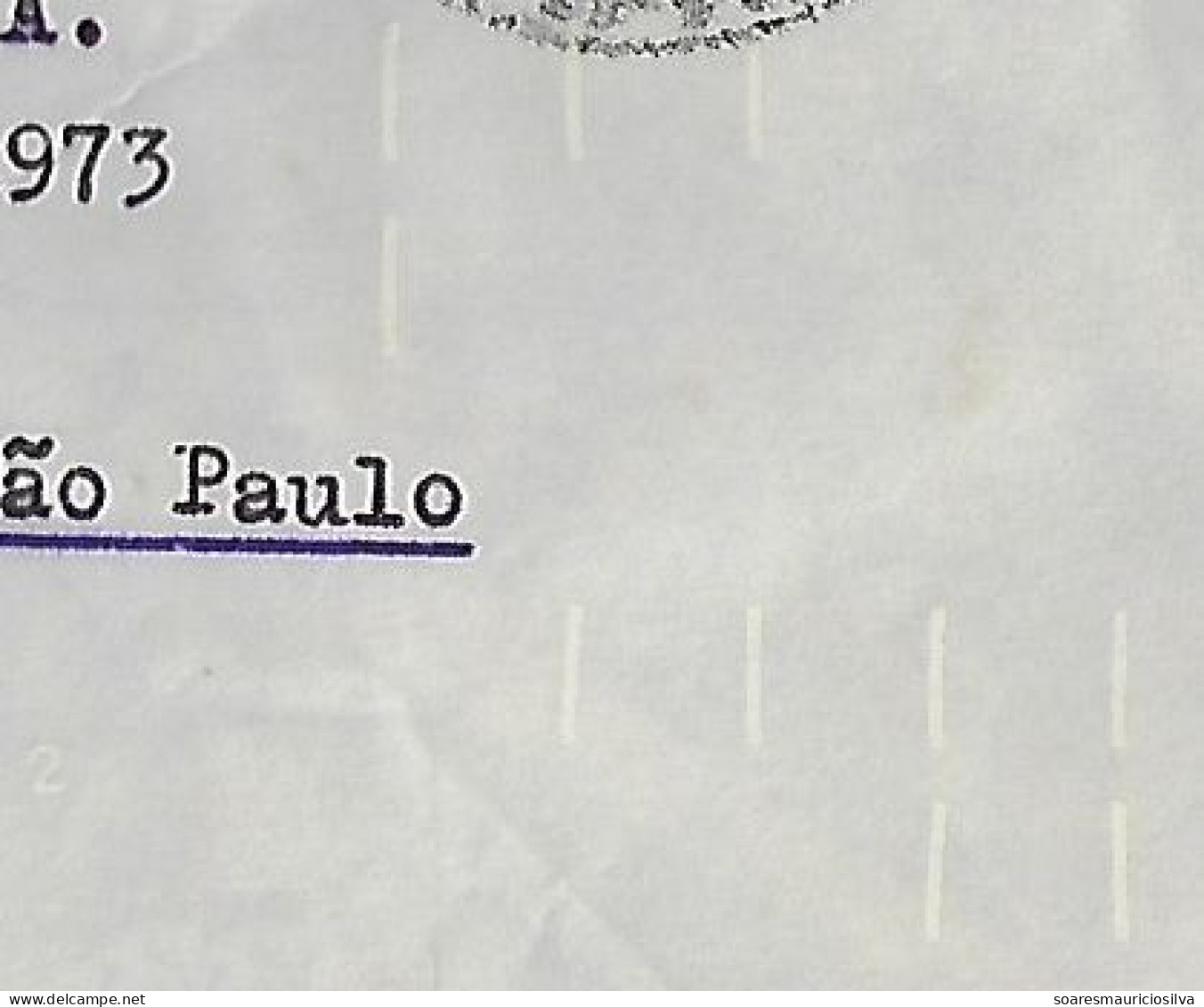 Brazil 1970s Cover Sent From Santa Cruz Do Sul To Franca Definitive Stamp 20 Cents Telefunken Electronic Sorting Mark - Briefe U. Dokumente