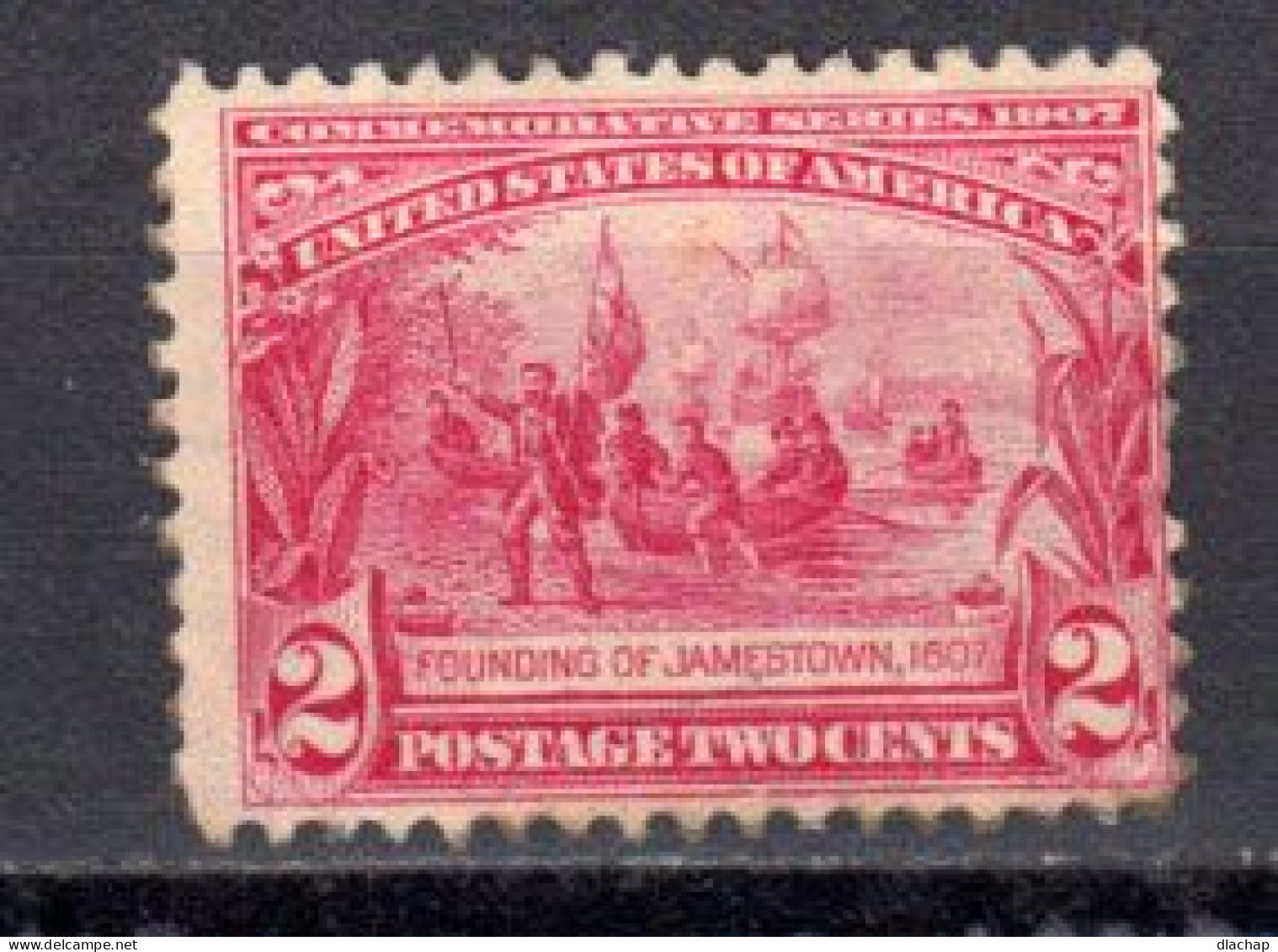 Etats Unis 1907 Yvert 165 * Neuf Avec Charniere. Tricentenaire De La Fondation De Jamestown - Unused Stamps