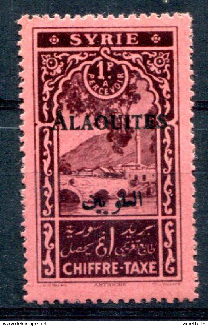 Alaouites            Taxe   7 A ** (surcharge Noire) - Unused Stamps
