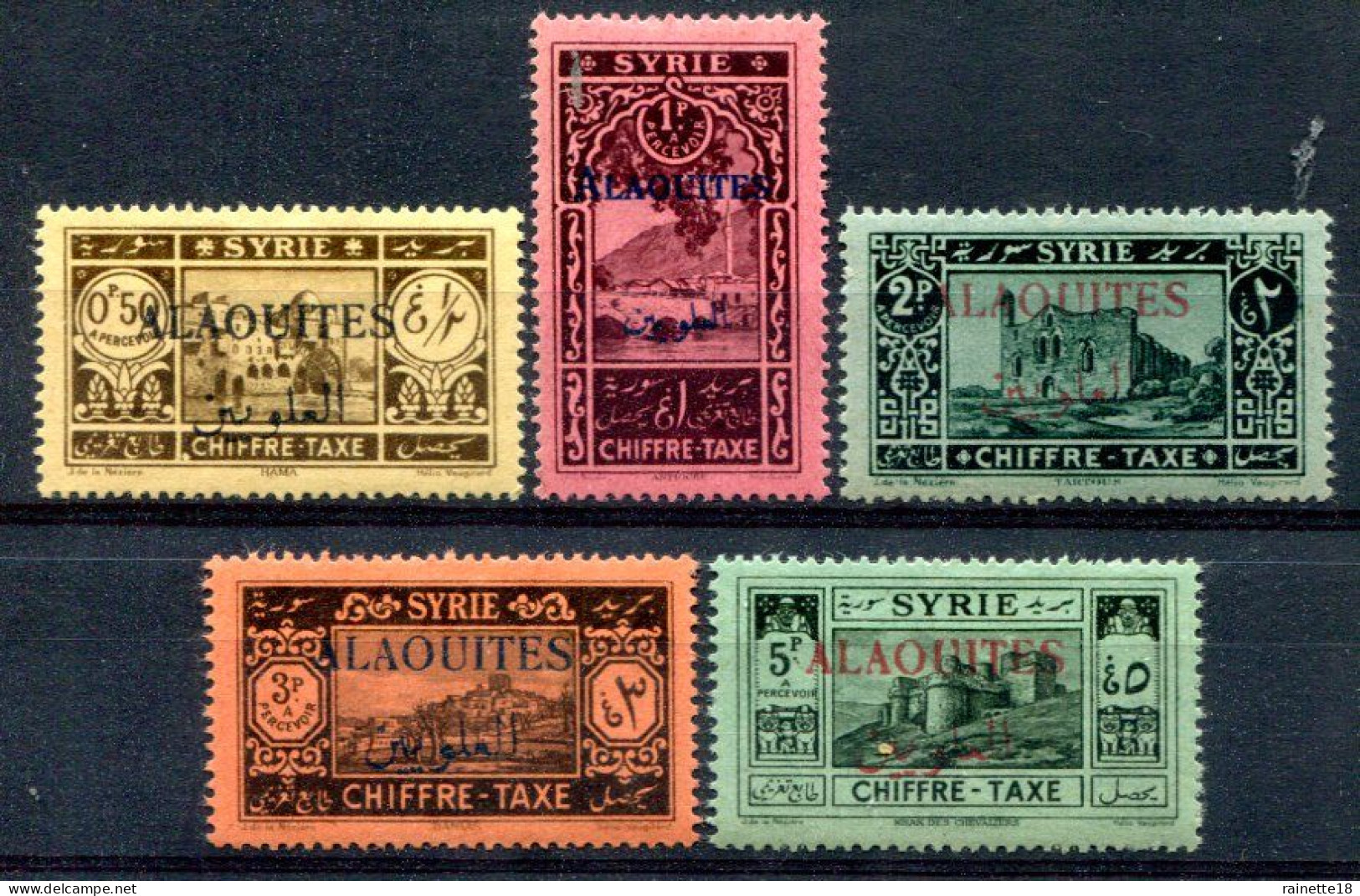 Alaouites            Taxes       6/10 * - Unused Stamps