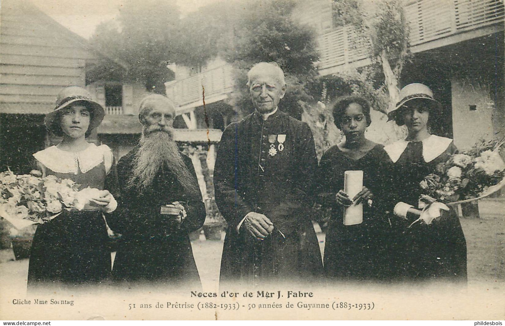 GUYANE  NOCES D'OR De Mgr J.FABRE  51 Ans De Prétrise , 50 Années De Guyane - Other & Unclassified