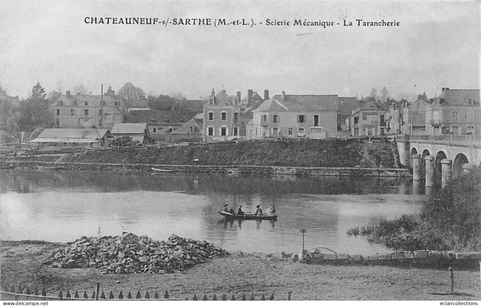 Chateauneuf Sur Sarthe      49       Scierie Mécanique. La Trancherie      (voir Scan) - Chateauneuf Sur Sarthe