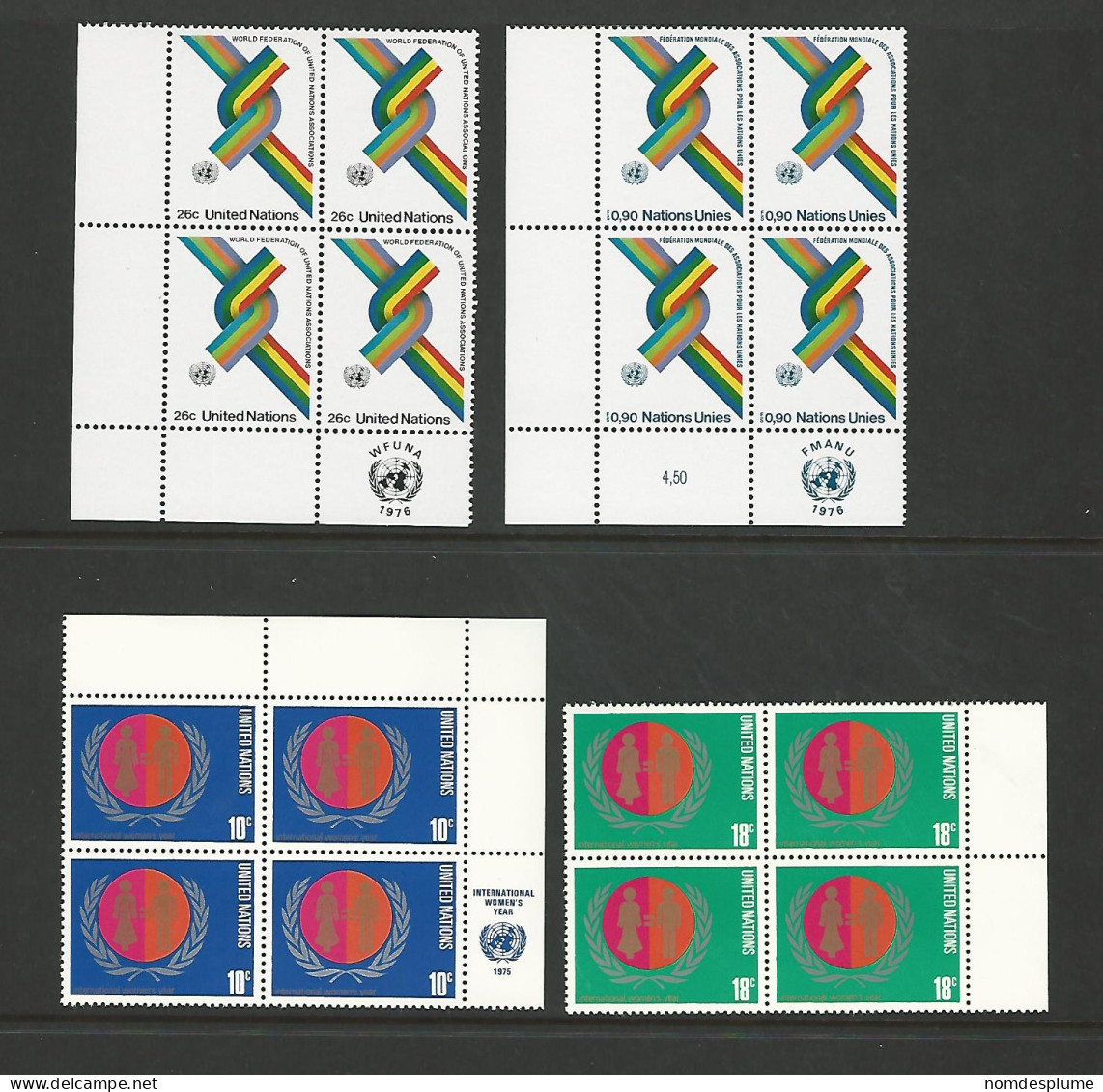 53889 ) Collection United Nations Block - Colecciones & Series