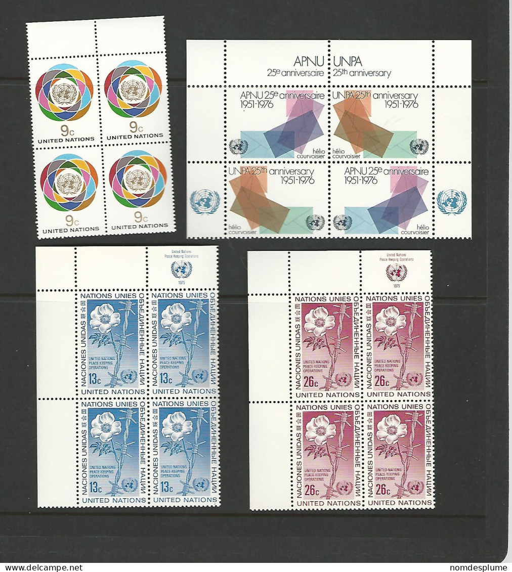 53890 ) Collection United Nations Block - Collections, Lots & Séries