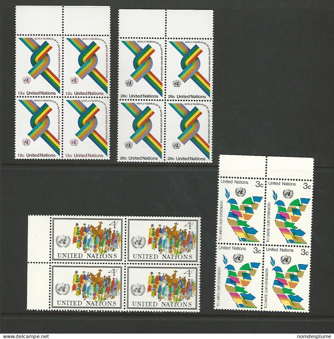 53891 ) Collection United Nations Block - Collections, Lots & Series