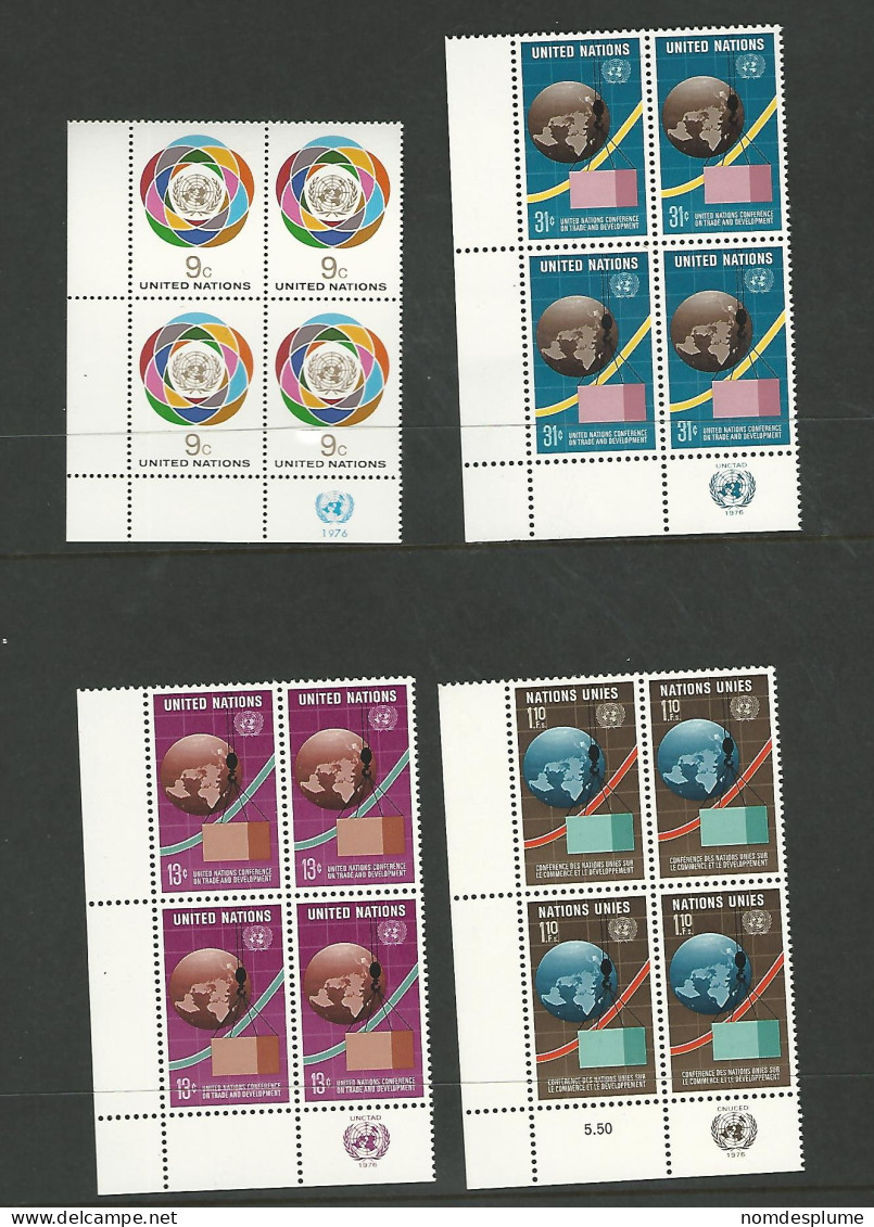 53901 ) Collection United Nations Block - Lots & Serien