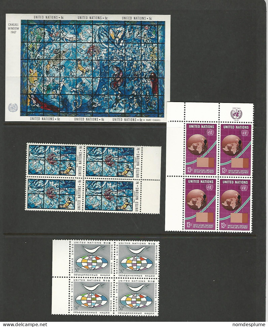 53903 ) Collection United Nations Block - Colecciones & Series