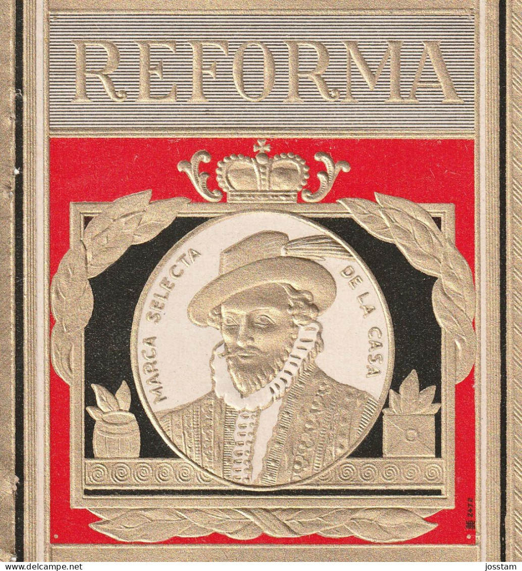 Cigar Label  No 869  Reforma      Sigarenbanden Vitolas ,  Etiquette - Etichette