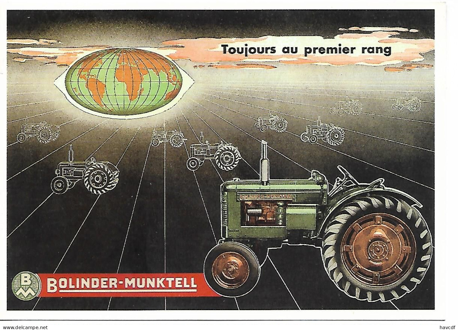 CPM - CENTENAIRE Editions - MATERIEL AGRICOLE - 5 - Tracteur BOLINDER-MUNKTELL - Tracteurs