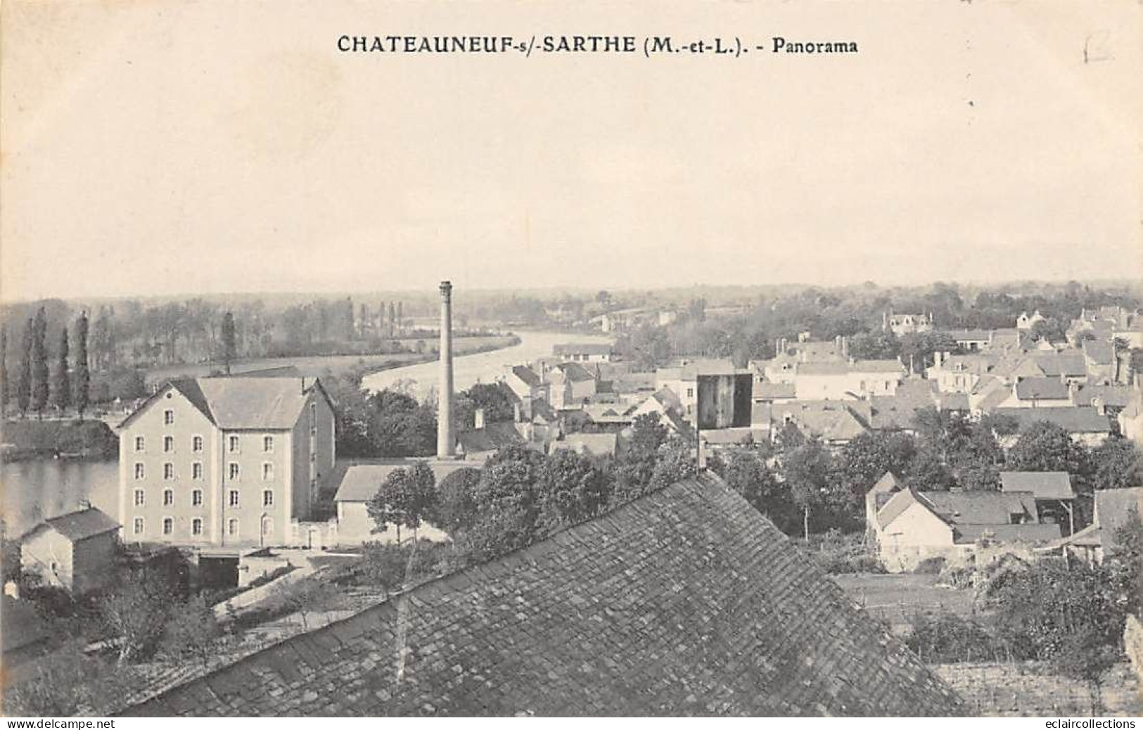 Chateauneuf Sur Sarthe      49          Panorama     (voir Scan) - Chateauneuf Sur Sarthe