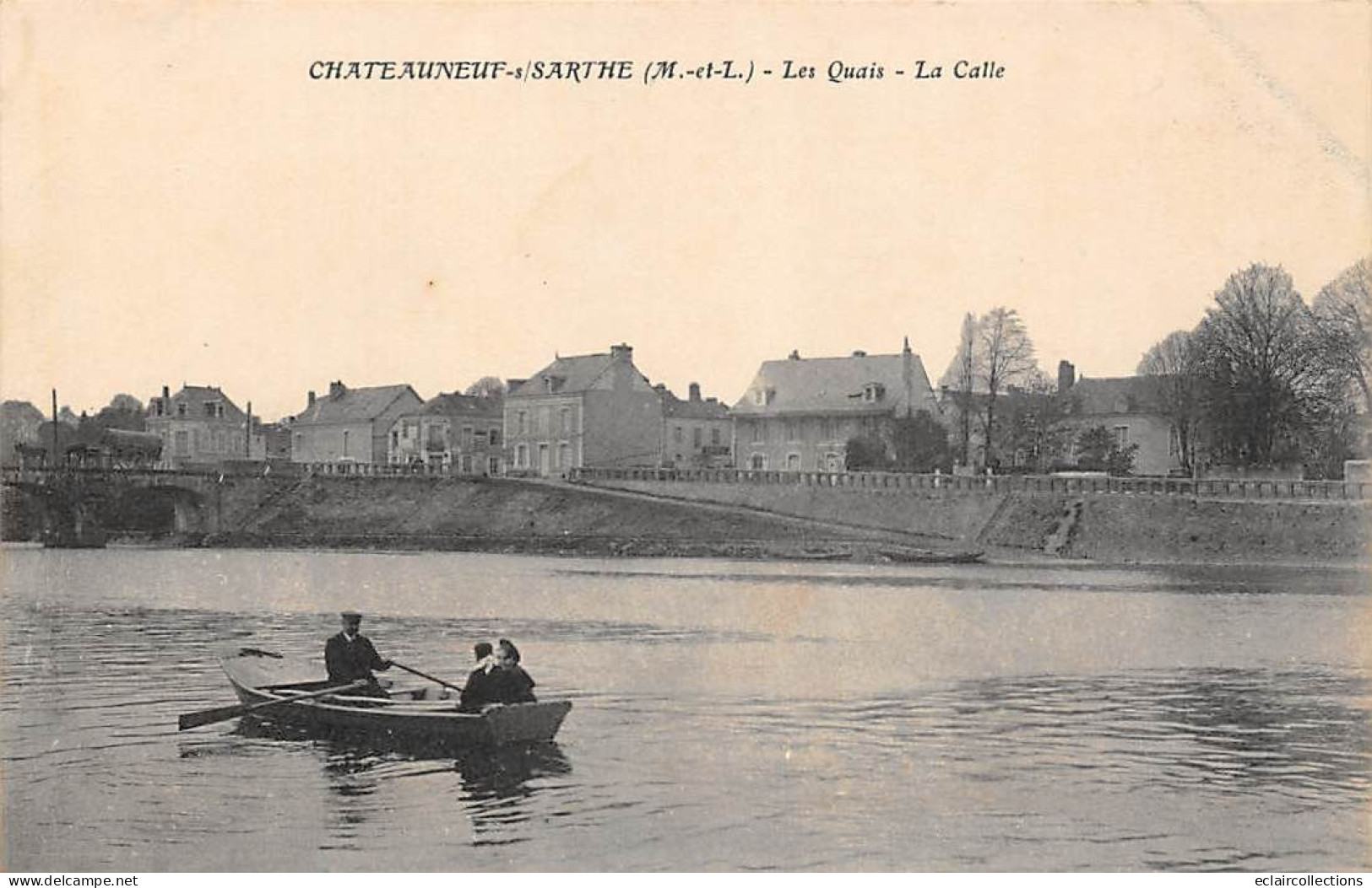 Chateauneuf Sur Sarthe      49         Les Quais . La Calle       (voir Scan) - Chateauneuf Sur Sarthe