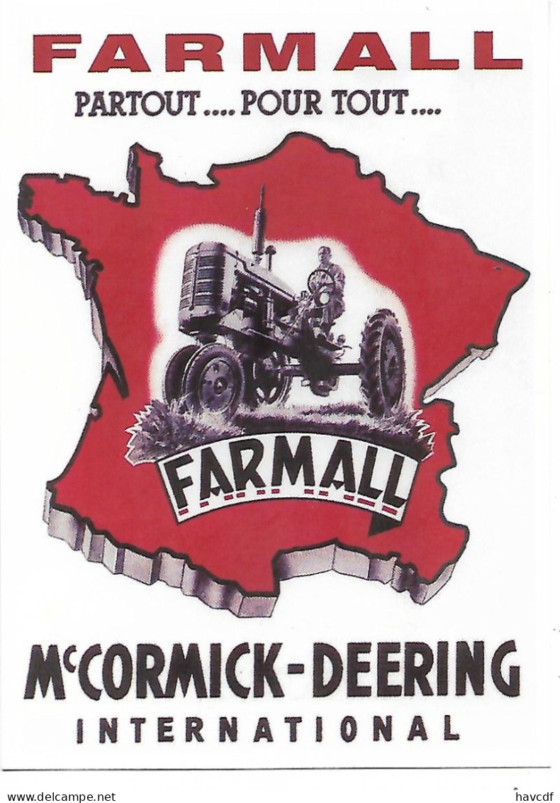 CPM - CENTENAIRE Editions - MATERIEL AGRICOLE - 30 - FARMALL - PARTOUT....POUR TOUT .... - Tracteurs