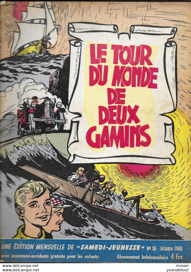 Le Tour Du Monde Des Deux Gamins. Samedi-Jeunesse. Numéro 36 1960 - Samedi Jeunesse