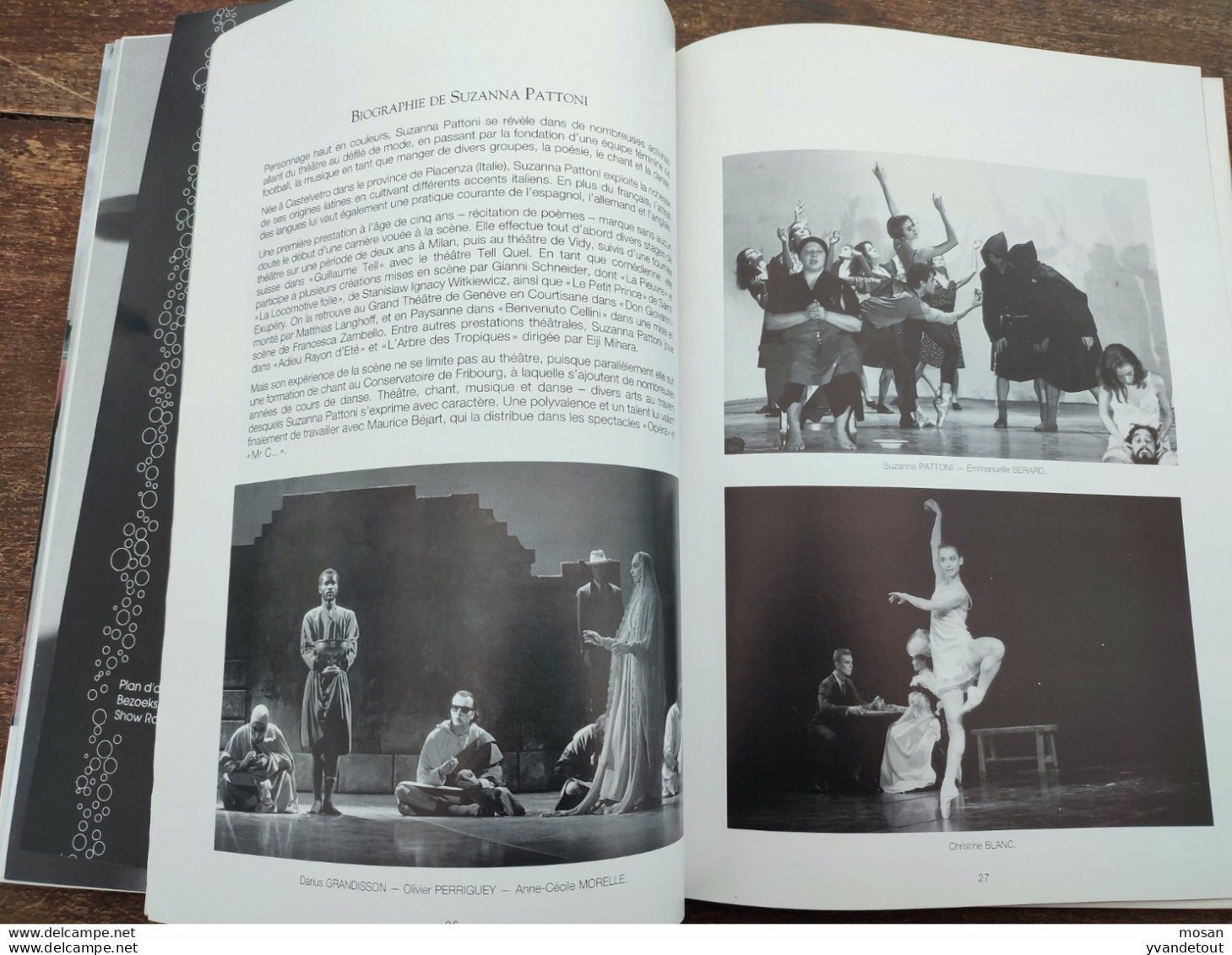 Rudra. Maurice Béjart. Ballet Lausanne. Charlie Chaplin, Le Mandarin Merveilleux, Opéra, La Nuit, Crucifixion - Programma's