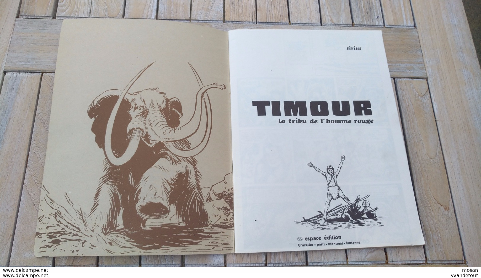 Timour. La Tribu De L'homme Rouge. Sirius. - Timour