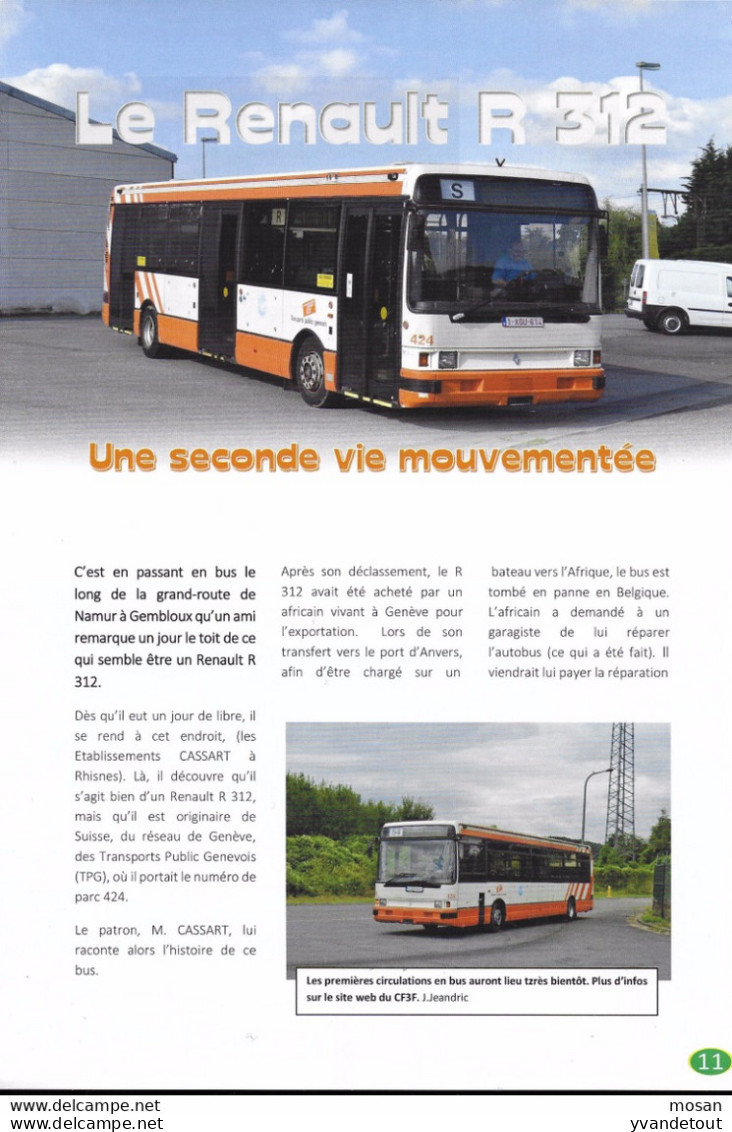 Chemin De Fer Touristique Des 3 Frontières. Chimay, Hombourg, Train, Bus Renault, Locomotive, Gare... - Ferrocarril & Tranvías