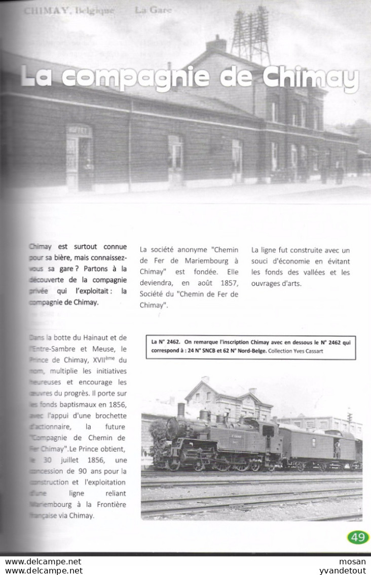 Chemin De Fer Touristique Des 3 Frontières. Chimay, Hombourg, Train, Bus Renault, Locomotive, Gare... - Ferrocarril & Tranvías