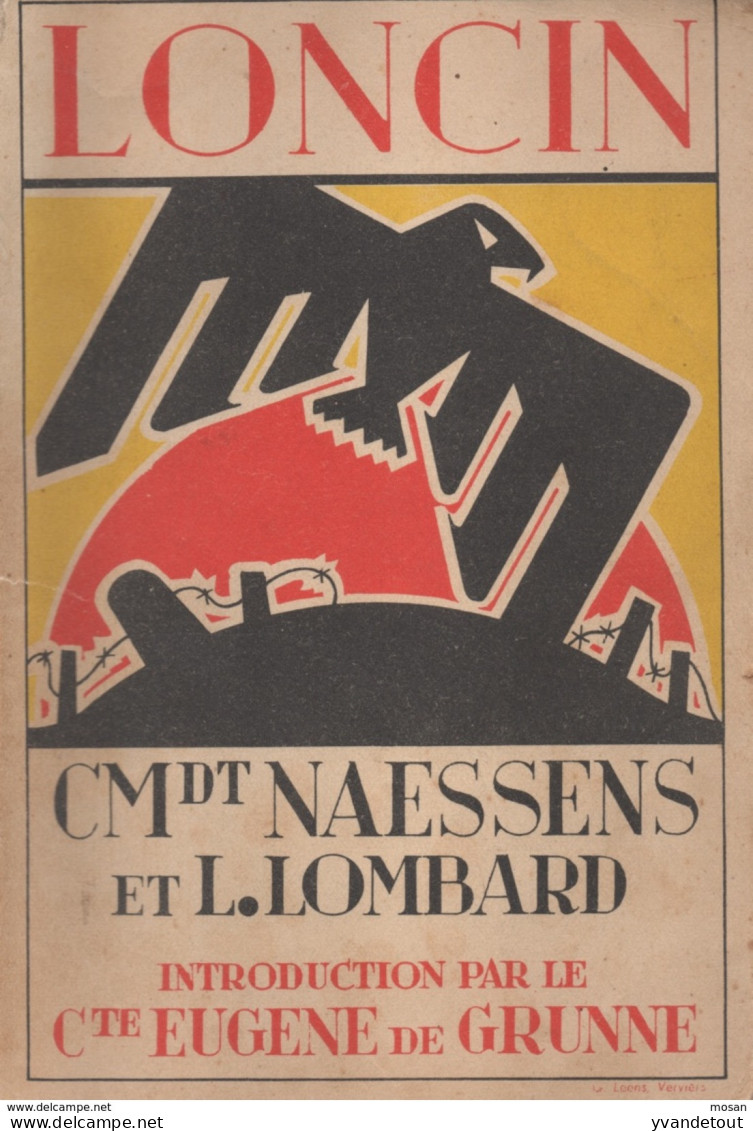 Fort De Loncin. Commandant Naessens Et L. Lombard. Liège. 14/18 - Oorlog 1914-18