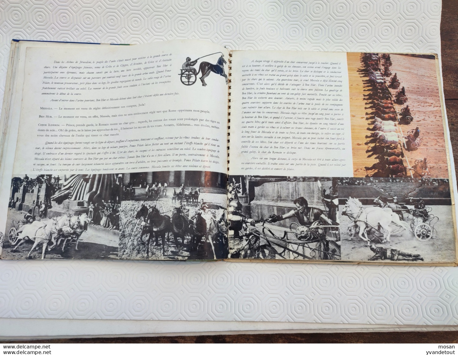 Ben-Hur raconté par Jean Desailly avec Serge Reggiani/ William Wyler. Livret + 2 disques