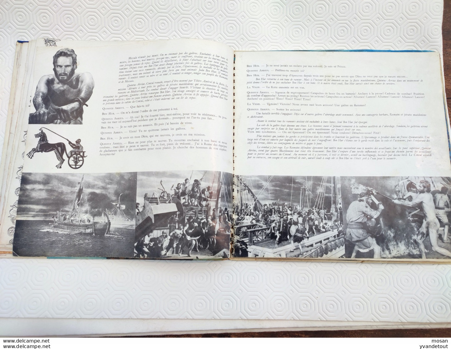 Ben-Hur raconté par Jean Desailly avec Serge Reggiani/ William Wyler. Livret + 2 disques