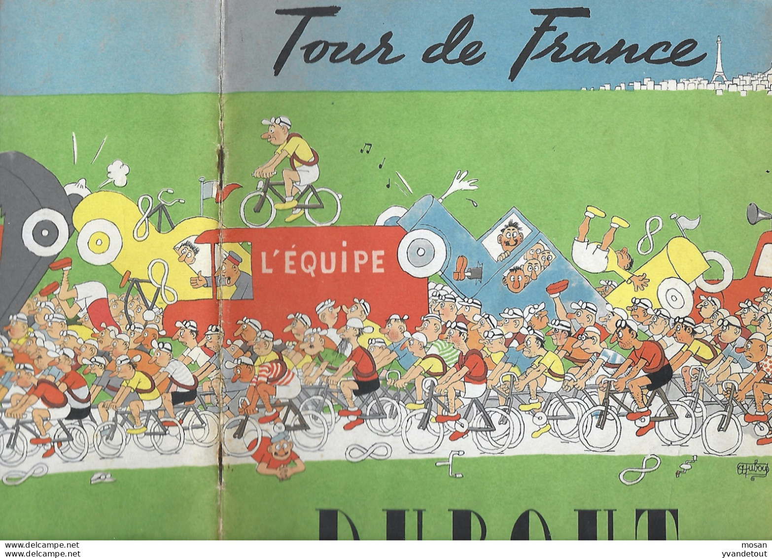 Tour De France. Dubout. BD -  Dessins - Humour - Humor