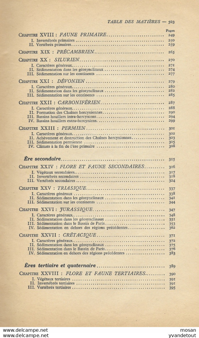 Géologie Et Paléontologie. Léon Bertin. - Archéologie