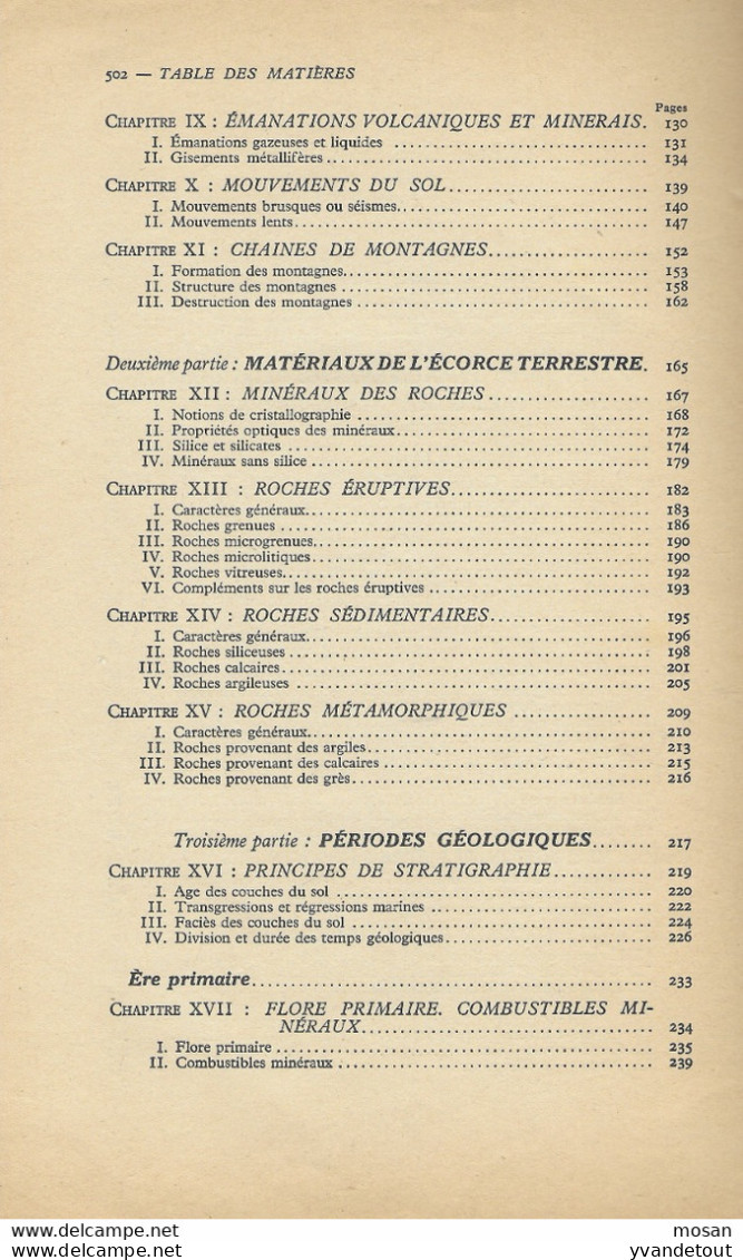 Géologie Et Paléontologie. Léon Bertin. - Archéologie