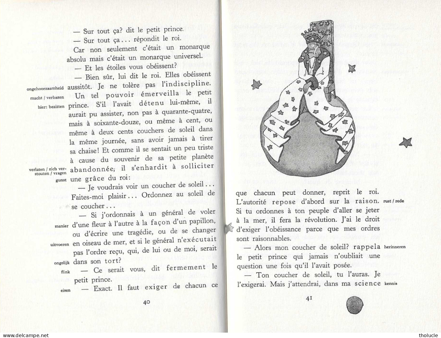 Le Petit Prince-Antoine De Saint-Exupéry-Dessins De L'auteur-Edit.Wolters-Noordhoff-1970-Geannoteerd In Het Nederlands - Autori Francesi