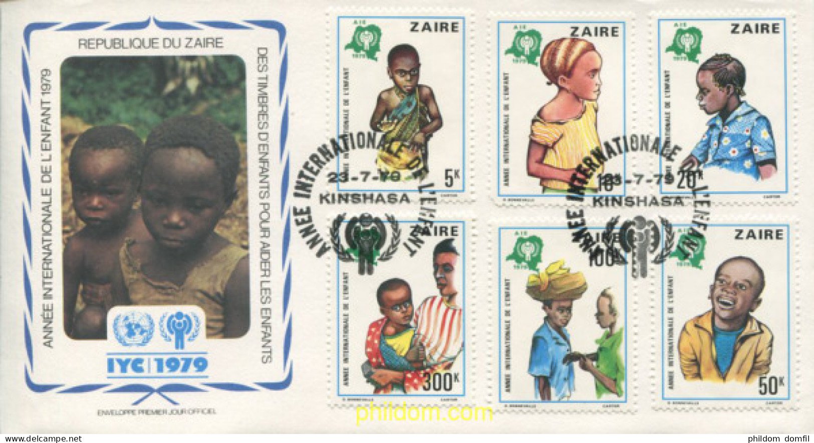 714682 MNH ZAIRE 1979 AÑO INTERNACIONAL DEL NIÑO - Unused Stamps