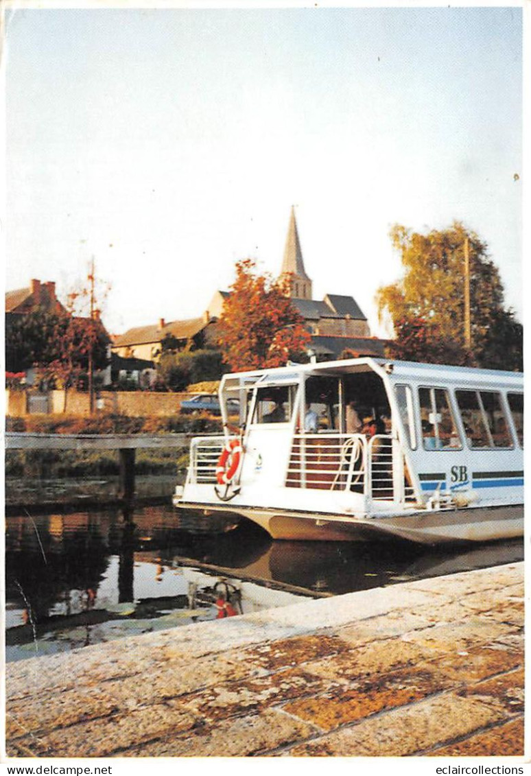 Chateauneuf Sur Sarthe      49            L'Union . Bateau Promenade   10x15         (voir Scan) - Chateauneuf Sur Sarthe