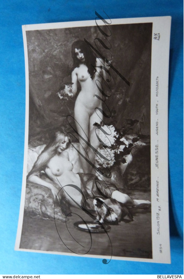 Salon 1905-11-12  Ecole Français  Femme Nude 1294/580/AL47 Edit A. Noyer Paris Painting Arts Illustrateur Artist Peintre - Malerei & Gemälde
