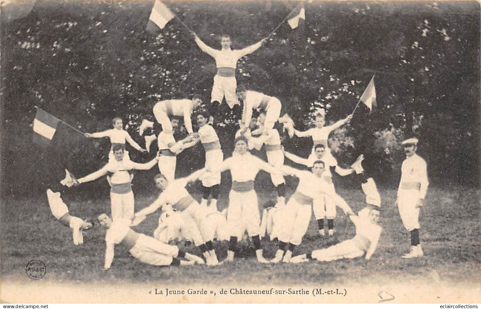 Chateauneuf Sur Sarthe      49               Gymnastique.  Le Jeune Garde     -  1  -       (voir Scan) - Chateauneuf Sur Sarthe