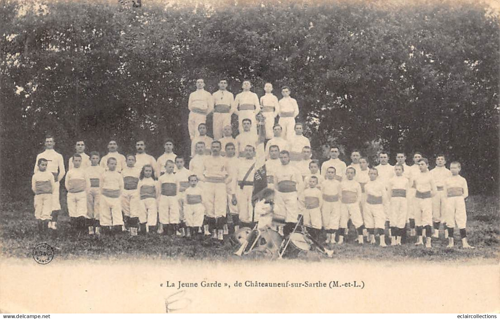 Chateauneuf Sur Sarthe      49               Gymnastique.  Le Jeune Garde     -  2  -       (voir Scan) - Chateauneuf Sur Sarthe