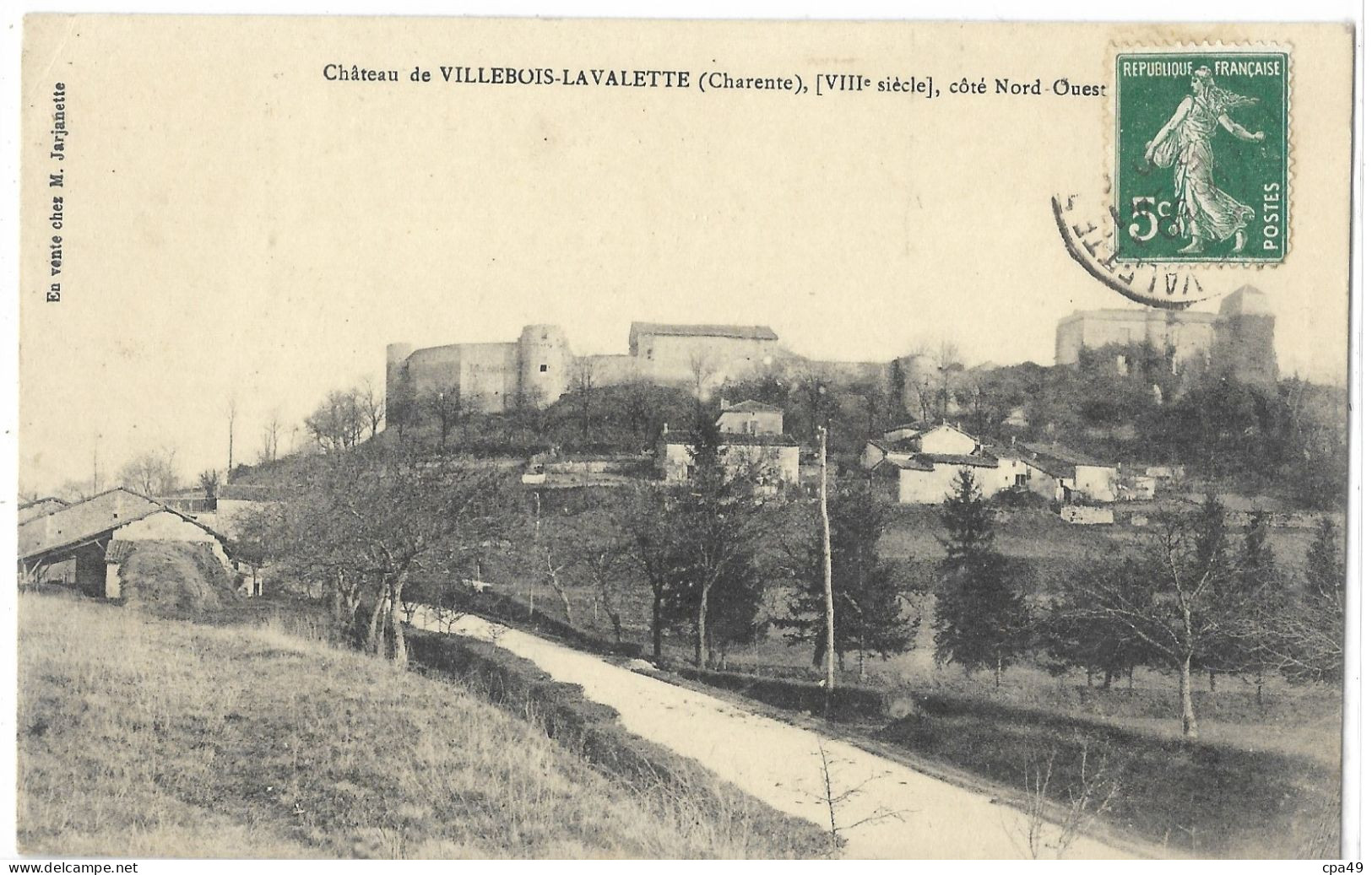 16    CHATEAU  DE  VILLEBOIS - LAVALETTE  COTE  NORD  OUEST - Sonstige & Ohne Zuordnung