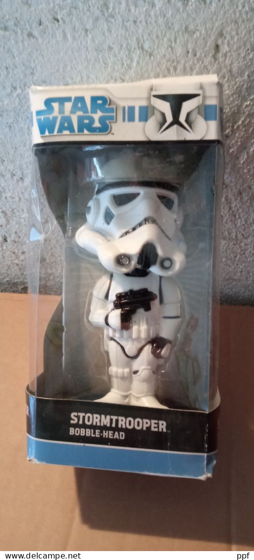 Action Figure Stormtrooper Bobble-Head Funko, Lotto Di 2 Pezzi Nuovi In Scatola. Guarda Bene Le Immagini. - Other & Unclassified