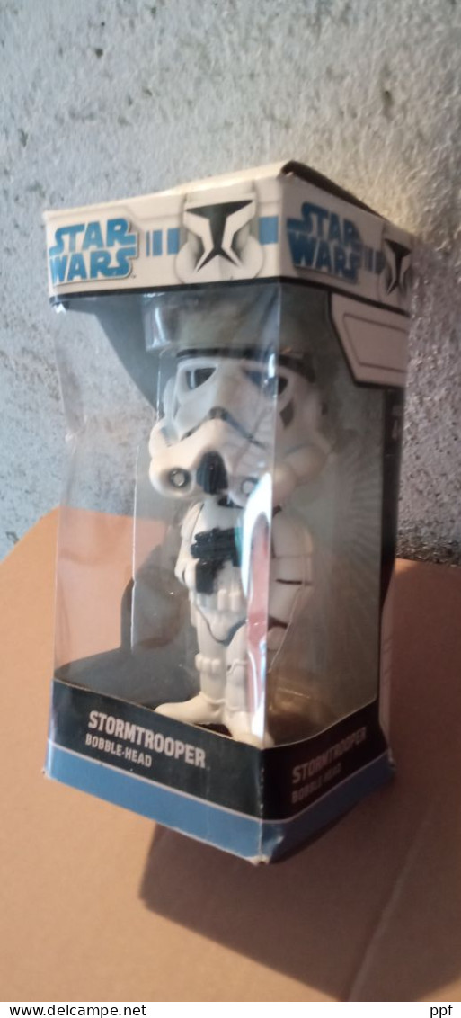 Action Figure Stormtrooper Bobble-Head Funko, Lotto Di 2 Pezzi Nuovi In Scatola. Guarda Bene Le Immagini. - Other & Unclassified