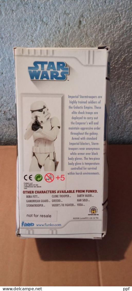 Action Figure Stormtrooper Bobble-Head Funko, Lotto Di 2 Pezzi Nuovi In Scatola. Guarda Bene Le Immagini. - Other & Unclassified