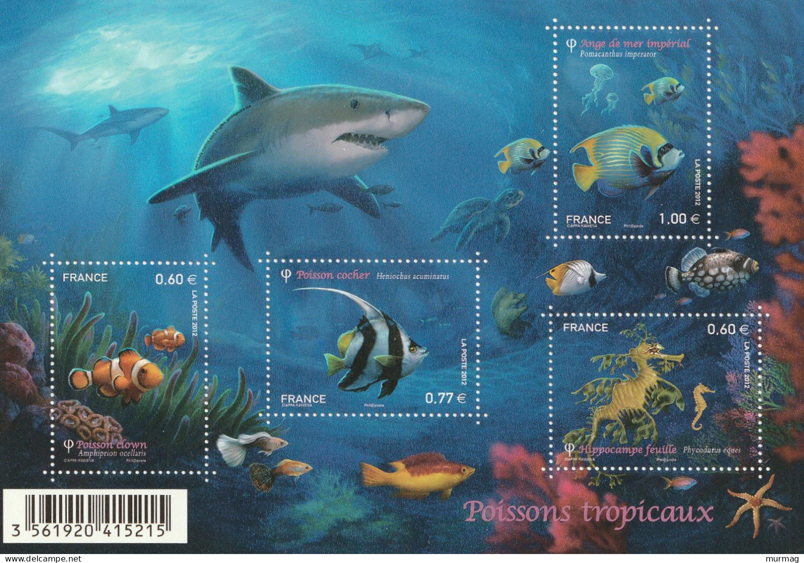 FRANCE - Poissons Tropicaux - BF 4646 - 2012 - MNH - Neufs