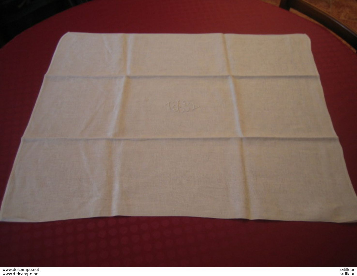 * Lot De 6 Serviettes De Table - Dentelles Et Tissus