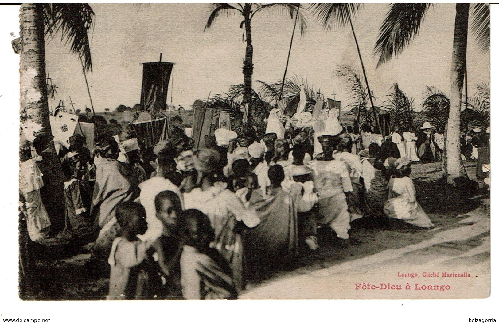 CONGO FRANCAIS  - POINTE NOIRE -  Fête Dieu à Loango - Pointe-Noire