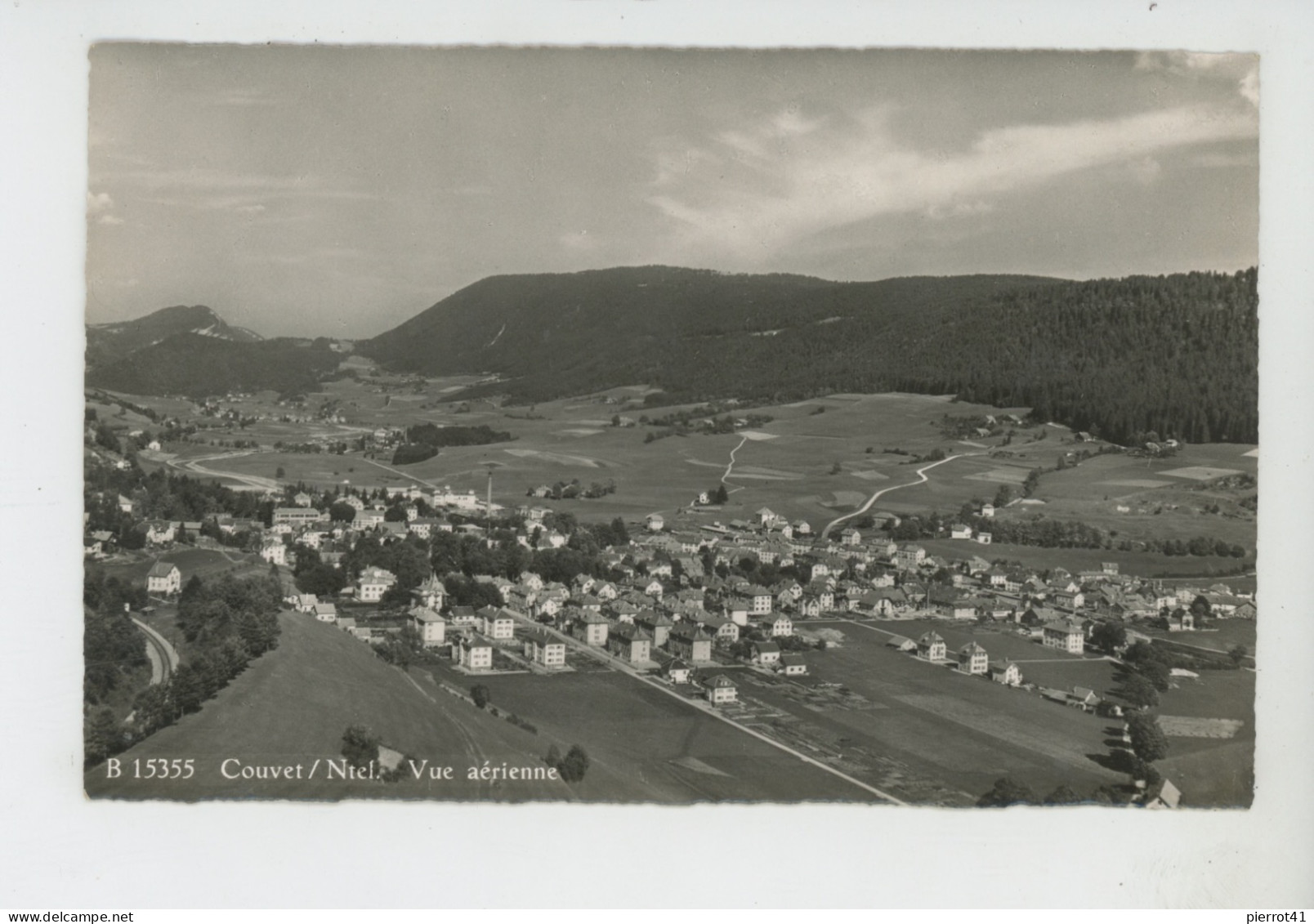 SUISSE - NEUCHATEL - COUVET - Vue Aérienne - Couvet