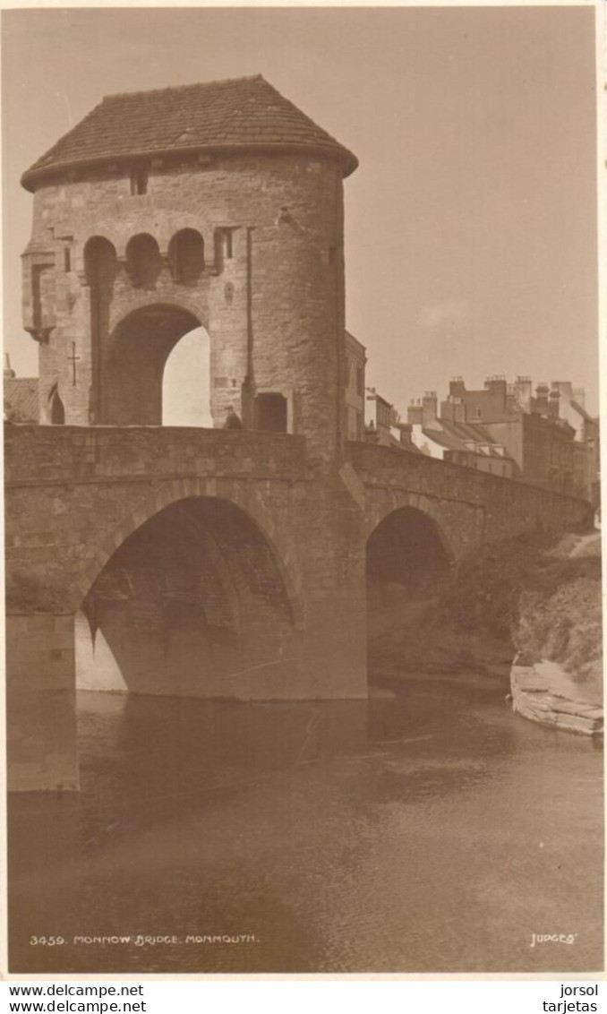 POSTAL   MONMOUTH  -GALES  -MONNOW BRIDGE - Monmouthshire