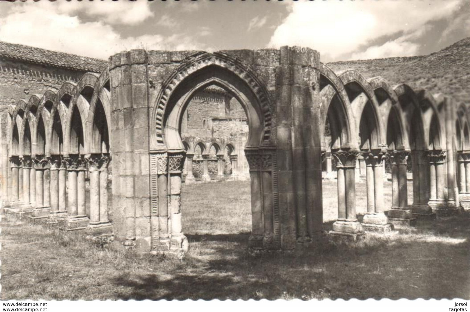 POSTAL    SORIA  -ESPAÑA  - CLAUSTRO DE SAN JUAN DE DUERO - Soria