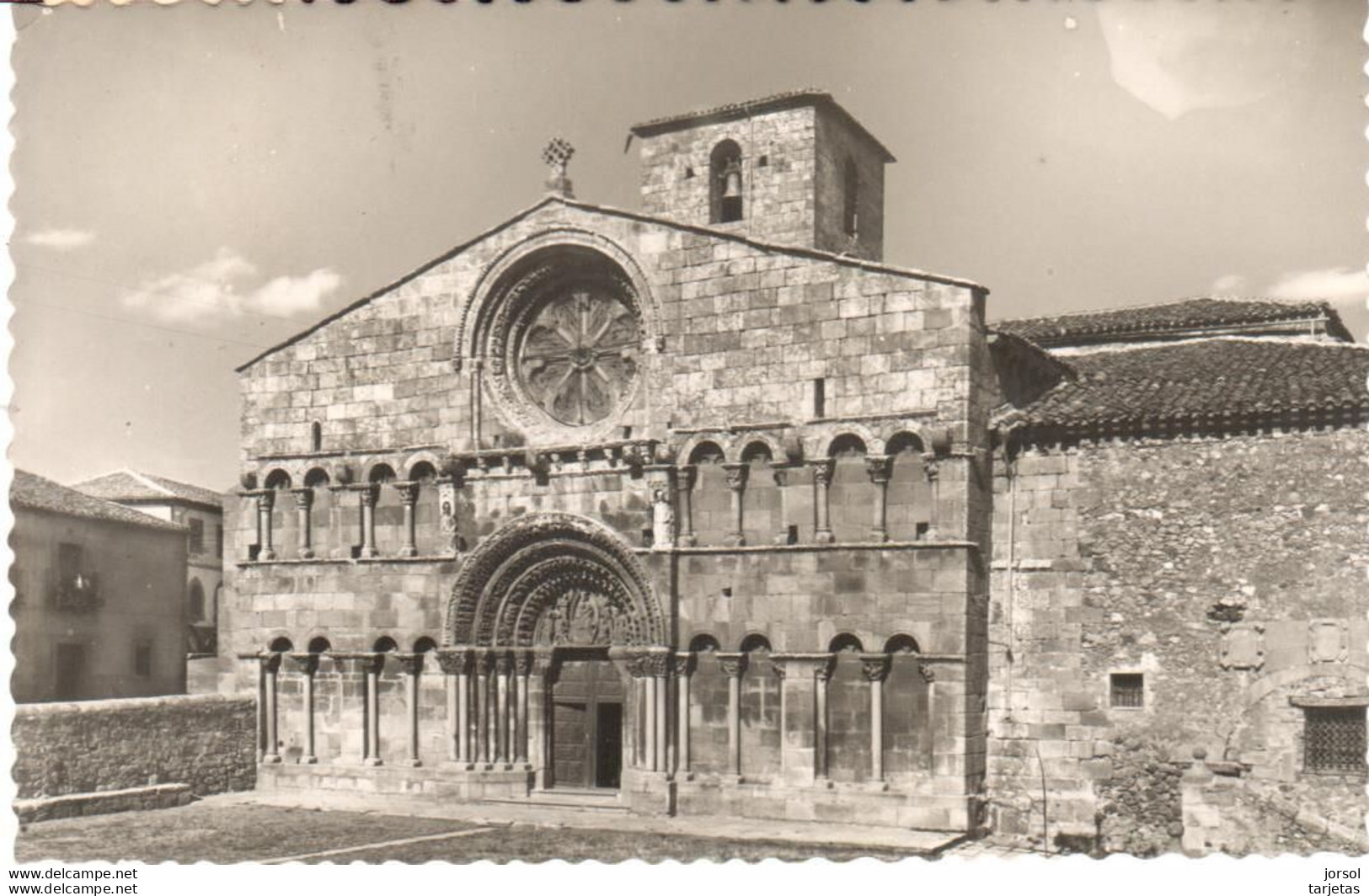 POSTAL    SORIA  -ESPAÑA  - IGLESIA DE SANTO DOMINGO - Soria