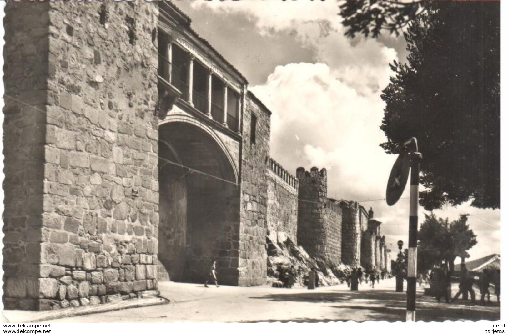 POSTAL   AVILA  -ESPAÑA  -PUERTA DEL RASTRO - Ávila