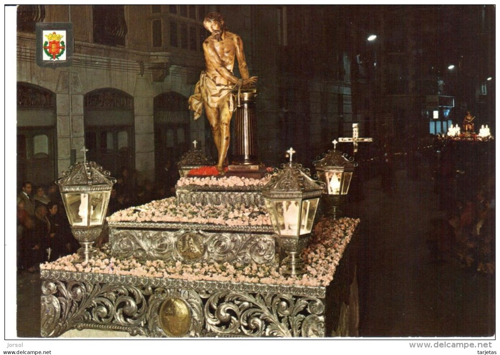 POSTAL  VALLADOLID  -ESPAÑA  - SEMANA SANTA-  EL SEÑOR ATADO A LA COLUMNA - Valladolid