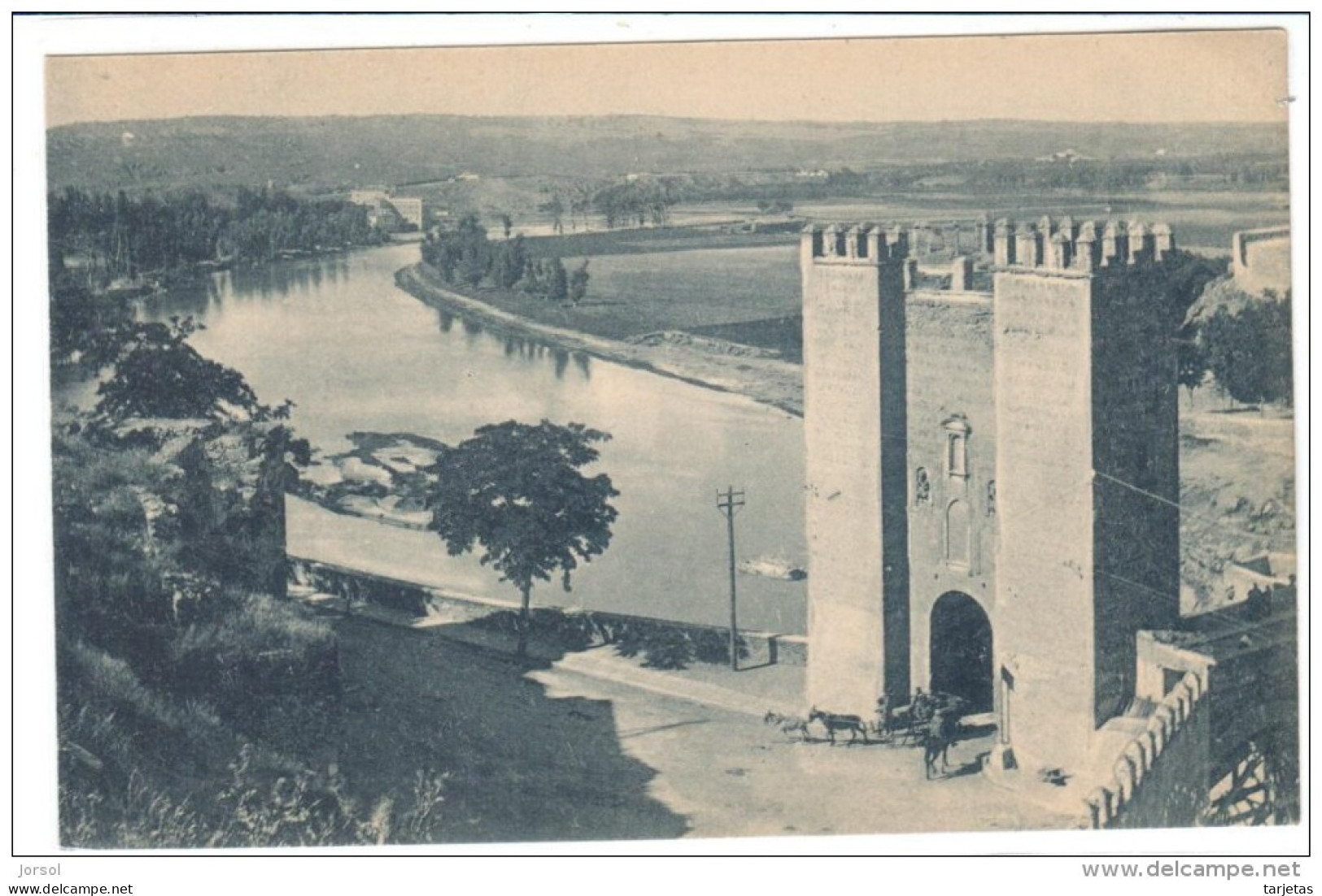 POSTAL   TOLEDO  -ESPAÑA  - PUENTE DE ALCÁNTARA  ( DE PONT ALCÁNTARA  - BRIDGE ALCÁNTARA ) - Toledo