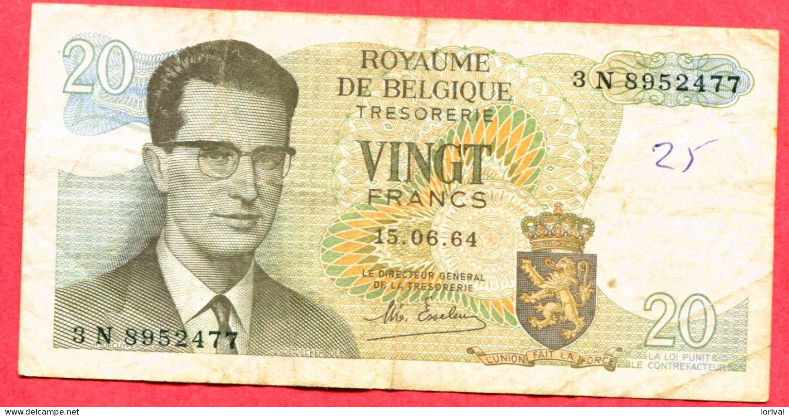 20 FRANCS 15/06/64 B 1 - Collections